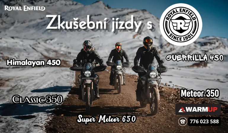 Demo jízdy s Royal Enfield