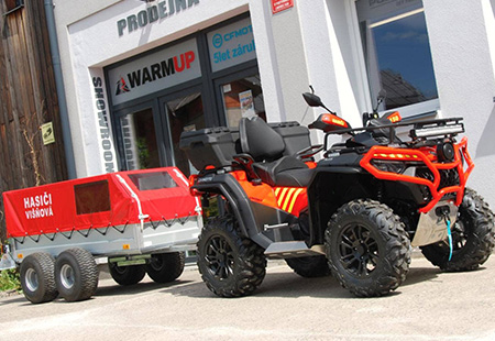 Hasičská čtyřkolka CFMOTO Gladiator X1000 G3