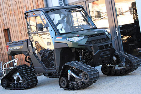 Čtyřkolka Polaris Ranger Diesel HD EPS s pásy