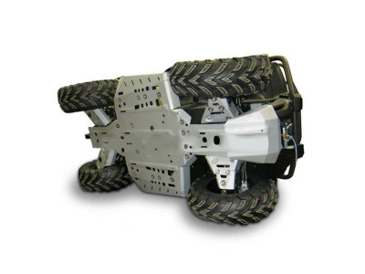 X450-A/X520-A/Terrox 400-A/500-A (dlouhá verze) Ochranný kryt podvozku hliníkový RIVAL