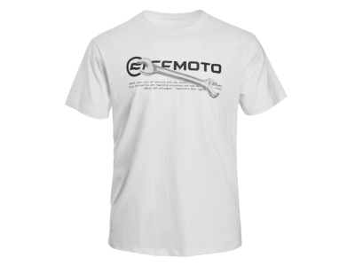 Tričko CFMOTO Wrench - bílá, 3XL