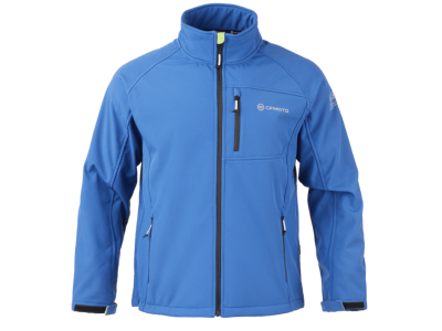 Pánská bunda CFMOTO Softshell - modrá, M