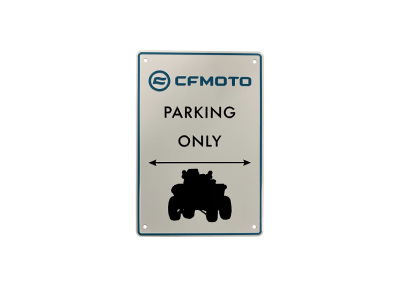 Plechová cedule CFMOTO ATV Parking