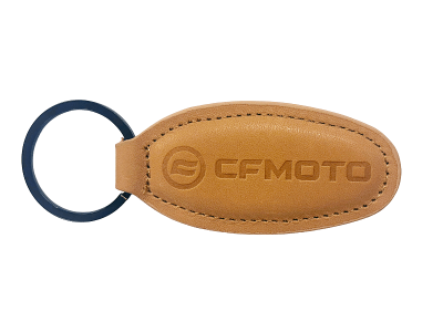 Kožená oválná klíčenka CFMOTO