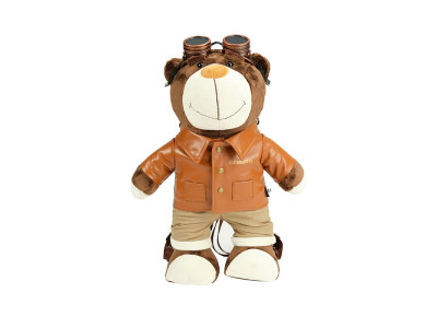 Batoh plyšový medvěd CFMOTO s brýlemi